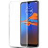 Cadorabo Custodia per Motorola MOTO E6 PLUS in TRANSPARENTE - Morbida Cover Protettiva Sottile di Silicone TPU con Bordo Protezione - Ultra Slim Case Antiurto Gel Back Bumper Guscio