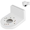 Queen.Y Staffa per Telecamera a Cupola, Staffa di Montaggio a Parete in Plastica ABS Universale CCTV Supporto Impermeabile in Lega di Alluminio per Dahua, Bianco