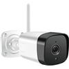 Superior Electronics Smart Camera- Telecamera WiFi di Sorveglianza da Esterno HD 1080p 2.4GHz con Visione Notturna e Audio Bidirezionale - Intercettazione Movimenti - Zoom Manuale - iCM002