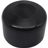 SKIR'CO (20 pz) Tappi per pali di recinzione, rotondi, 38 mm, in plastica nera, per pali di recinzione rotondi, coperture per pali di recinzione, colore nero RAL 9005