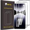 WFTE [2-Pezzi Vetro Temperato per Xiaomi Redmi Note 14 Pro 5G/Poco X7 Pellicola Protettiva 3D Copertura Completaper [Durezza 9H][ Anti graffio][Anti-Impronte] Pellicola Protettiva per (Black)