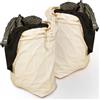 Naturstube® Sacchetto per bucato, set da 2 50 x 70 cm - Resistente sacco per biancheria da viaggio da 45 l, 100% cotone [certificato Öko-Tex], sacchetti per bucato, grande borsa in tessuto, borsa per