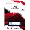 Kingston Ssd Kingston NV3 NVMe PCIe 4.0 SSD Pc 1000G M.2 2280 1TB -SNV3S/1000G 6000/Mbs
