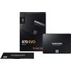 Samsung Ssd Hard Disk 2,5 Interno Samsung SSD 870 EVO 1TB 1000GB Pc Notebook MZ-77E1T0B