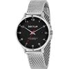 Sector Orologio Uomo SECTOR 370 R3253522008 Bracciale Acciaio Mesh Nero