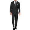 Abito Uomo Blu Gessato Vestito A Righe Completo Elegante Sartoriale Slim VEQUE