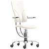 Sedia posturale SpinaliS Apollo, metallo-cromato, r901-bianco