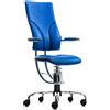 Sedia posturale SpinaliS Apollo, metallo-cromato, r502-blu-savoia