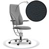 Sedia ufficio ergonomica SpinaliS Navigator, metallo-cromato, r711-grigio-grey