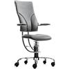 Sedia posturale SpinaliS Apollo, metallo-cromato, r711-grigio