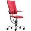 Sedia posturale SpinaliS Apollo, metallo-cromato, r303-rosso