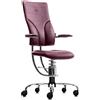 Sedia posturale SpinaliS Apollo, metallo-cromato, r304-bordo-red