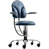 Sedie ortopediche per bambini SpinaliS Basic, Metallo cromato, r500-blu-scuro