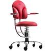 Sedie ortopediche per bambini SpinaliS Basic, Metallo cromato, r303-rosso
