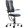 Sedia per pc SpinaliS Hacker, metallo-cromato, r500-blu-scuro
