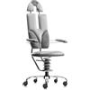 Sedia presidenziale SpinaliS Pilot, metallo-cromato, l723-grigio