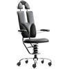 Sedia presidenziale SpinaliS Pilot, metallo-cromato, l904-nero
