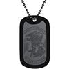 FindChic Collana con Ciondolo di San Michele Collana con Medagliette per Cani da Incidere Gioielli per Uomo Collana di San Michele in Acciaio Inossidabile