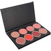 Dioche 8 Colori Palette Blush Matte in Polvere - Contorno e Illuminante - Lunga Durata per Trucco Viso - Cosmetico di Bellezza