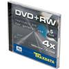 Traxdata DVD+RW - 4x - 4,7GB - 5 pezzi
