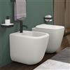 CERAMICA CIELO SPA Sanitari filo muro Cielo Era vaso rimless 2.0, bidet e coprivaso rallentato