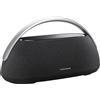 Harman Kardon Go + Play 3, Altoparlante Bluetooth Wireless Portatile, con Suono Stereo, Design Elegante, Doppio Microfono Integrato, Porta di Ricarica USB, Autonomia fino a 8 ore, Nero