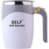 Maizoon Tazza automatica per mescolare, con girante ricaricabile tramite USB, versione 304, in acciaio inox, per caffè, latte, cacao e altre bevande, 400 ml, per casa, ufficio, viaggi, grigio