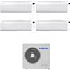 Samsung CONDIZIONATORE SAMSUNG QUADRI SPLIT WINDFREE AVANT S2 7000+7000+7000+9000 BTU WIFI INVERTER AJ100TXJ5KG/EU A++