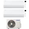 Samsung CONDIZIONATORE SAMSUNG DUAL SPLIT CEBU S2 9000+9000 BTU WIFI INVERTER AJ040TXJ2KG/EU A+++