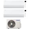Samsung CONDIZIONATORE SAMSUNG DUAL SPLIT CEBU S2 9000+18000 BTU WIFI INVERTER AJ080TXJ4KG/EU A++
