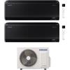 Samsung CONDIZIONATORE SAMSUNG DUAL SPLIT WINDFREE BLACK 7000+7000 BTU WIFI INVERTER AJ040TXJ2KG/EU A+++