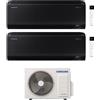Samsung CONDIZIONATORE SAMSUNG DUAL SPLIT WINDFREE BLACK 7000+9000 BTU WIFI INVERTER AJ040TXJ2KG/EU A+++