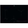 Electrolux EIS62449C Piano Cottura a Induzione serie 700 4 Zone Infinite Hob2Hood Bridge SenseBoil 60 cm Nero