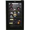 Candy DiVino CWC 021 M-N Cantinetta vino 21 bottiglie classe G 6 ripiani in acciaio +1 wine rack luce led nero 400x550x700