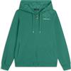 Freddy Felpa zip leggera con cappuccio e dettagli floreali