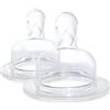 Colpharma J BIMBI TETTARELLA LIVELLO 2 FLUSSO MEDIO IN SILICONE 2 PEZZI MULTILINGUA