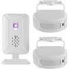 Meichoon Allarme con Sensore di Movimento Rilevatore Wireless Sistema di Allarme di Sicurezza Domestica Campanello per Porta d'Ingresso Camera Interna Ingresso Vialetto d'Accesso Cassetta Postale con