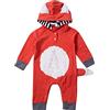 Loalirando Costumi Interi per Neonati 0-3 Anni Pagliaccetto con Cappuccio Bimbo Unisex Tutine in Flanella Regalo per Carnevale Festa Compleanno Cosplay (Volpe, 18-24 Months)