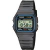 Casio Orologio Casio Collection Resina Box Ufficiale Italia Cartone F-91W-1YEG Nero