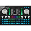 LiebeWH Mixer Audio Scheda Audio Dal Vivo Mixer di Registrazione a Doppio Canale PC Telefono Cellulare Universale per Registrazione in Streaming 48V