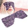 Brrnoo Jade Eye Mask, Jade Stones Maschera per gli Occhi per Dormire per il Viso, Affaticamento degli Occhi Strumento per il Massaggio per la Cura della Pelle Rimuovere le Rughe, Maschera per gli(Ametista)