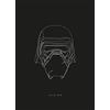 Komar Star Wars Lines Dark Side Kylo - Dimensioni: 50 x 70 cm - Poster da parete (senza cornice)