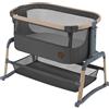 Maxi-Cosi Lettino Maxi-Cosi Iora Air Co-Sleeper, lettino da letto, tessuto a rete traspirante, regolabile in altezza, culla con materasso, ecologica, adatta dalla nascita, da 0 mesi a 6 mesi/max 9 kg, grafite FR