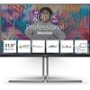 Aoc Monitor PC 31.5" 4K Ultra HD Nano IPS Luminosità 400 cd/m2 4 ms U32U3CV
