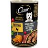 CESAR Natural Goodness Alimento umido senza cereali con carne di pollo e patate dolci, piselli e mirtilli rossi 400g