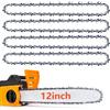 ZAKVOP 4pz x catene 12 pollici 3/8 LP per Motosega da 44 Maglie di Trasmissione, 0.043 Gauge(1.1mm), Adatte a Barre da 30 cm, catena mini motosega 12 pollici, per tutti i tipi di macchina