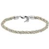 Fossil Bold Chains JF04607998 - Bracciale da uomo in acciaio INOX bicolore, Length: 215mm, Width: 5mm, Acciaio inossidabile, Senza Gemstone, Argento e Oro