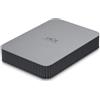 LACIE 5TB LACIE MOBILE DRIVE SECURE USB 3.1-C SPACE GREY