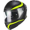 CGM Casco Moto Integrale CGM 363X Shot Run Colore Nero Giallo Opaco