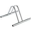 ANDRYS - Rastrelliera Porta Biciclette a Pavimento a Terra da Esterni e Interni 1 Posto, Modulabile, con Confica per Collegare i Porta Biciclette, Zincato, Colore Argento, 38.5 x 38 x 26 cm